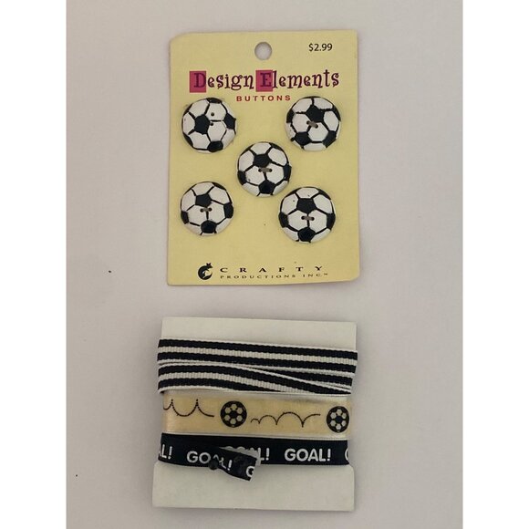 Sewing Supplies Buttons Ribbons Rick Rack Bias Tape Assorted Embellishment VTG - Picture 6 of 14